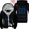 Zero Fox Given – Limited Edition – Husqvarna – Black V1 - Fleece Zip Hoodie