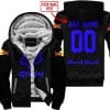 Zero Fox Given – Limited Edition – Red Bull – Black V1 - Fleece Zip Hoodie
