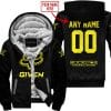 Zero Fox Given – Limited Edition – Rockstar Energy – Black V1 - Fleece Zip Hoodie