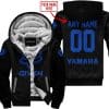 Zero Fox Given – Limited Edition – Yamaha – Black - Blue V1 - Fleece Zip Hoodie