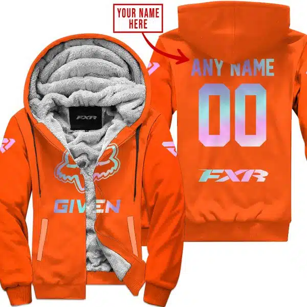 Zero Fox Given – Limited Edition – Fxr - Fleece Zip Hoodie