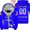 Zero Fox Given – Limited Edition – Red Bull - Fleece Zip Hoodie