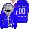 Zero Fox Given – Limited Edition – Red Bull - Fleece Zip Hoodie