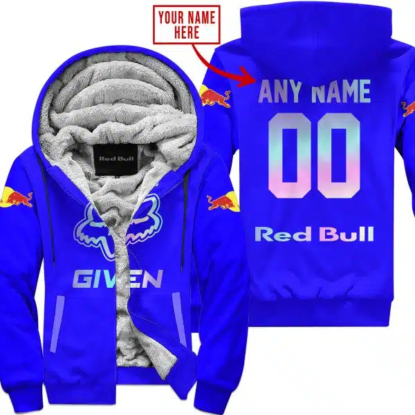 Zero Fox Given – Limited Edition – Red Bull - Fleece Zip Hoodie