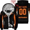 Custom Name Racing - Limited Edition - Alpinestars - Orange - Fleece Zip Hoodie