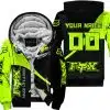 Make Life A Ride Just Send It – Ski Doo – Neon - Fleece Zip Hoodie