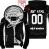 Custom Name Racing - Limited Edition - Alpinestars - White - Fleece Zip Hoodie