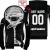 Custom Name Racing - Limited Edition - Alpinestars - White - Fleece Zip Hoodie