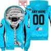 Custom Name Racing - Limited Edition - Bmw - Sky Blue V2 - Fleece Zip Hoodie