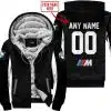 Custom Name Racing - Limited Edition - Bmw - White  - Fleece Zip Hoodie
