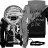 Too Fast To Live Too Young To Die - 3d All Over Printed - Can Am Grey - Fleece Zip Hoodie