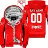 Custom Name Racing - Limited Edition - Fox Racing V2 - Red - Fleece Zip Hoodie