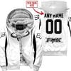 Custom Name Racing - Limited Edition - Fox Racing V2 - White - Fleece Zip Hoodie