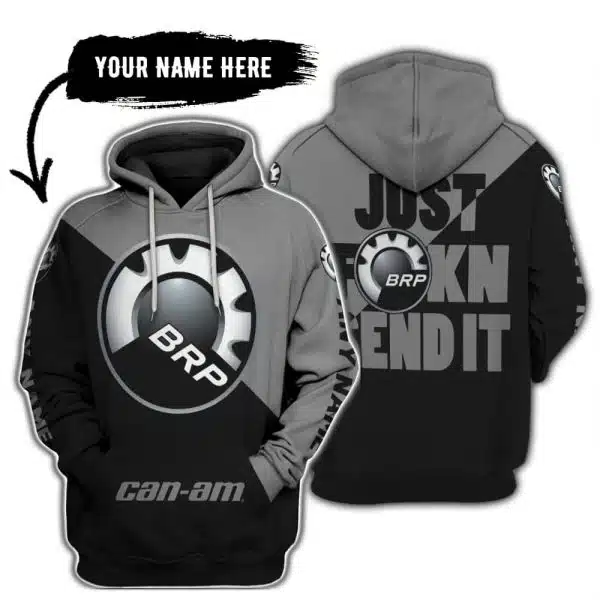 Just Fkcn Send It - 3d All Over Printed - Can Am Grey