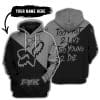 Too Fast To Live Too Young To Die – 3d All Over Printed – Fox Racing Girl – Grey