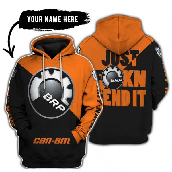 Just Fkcn Send It - 3d All Over Printed - Can Am Orange