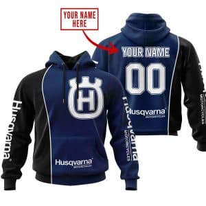 Limited Edition - Custom Name Motocrocss V2 - Husqvarna - Navy