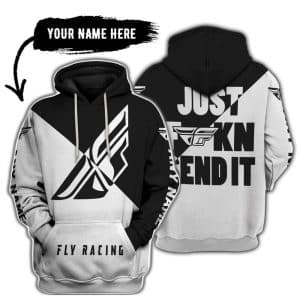 Just Fkcn Send It - 3d All Over Printed - Fly Racing Black
