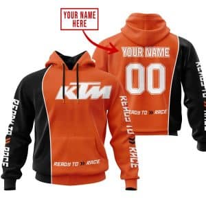 Limited Edition - Custom Name Motocrocss V2 - Ktm - Orange