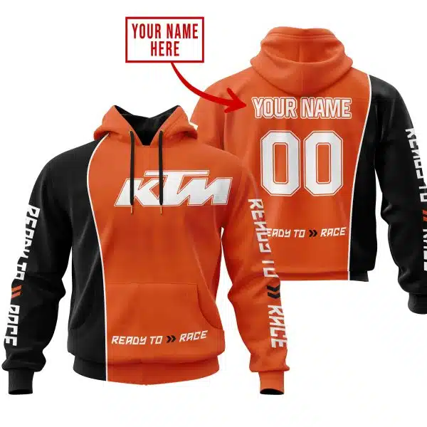 Limited Edition - Custom Name Motocrocss V2 - Ktm - Orange