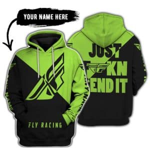 Just Fkcn Send It - 3d All Over Printed - Fly Racing Green 1