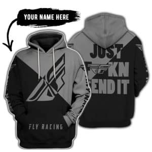 Just Fkcn Send It - 3d All Over Printed - Fly Racing Grey