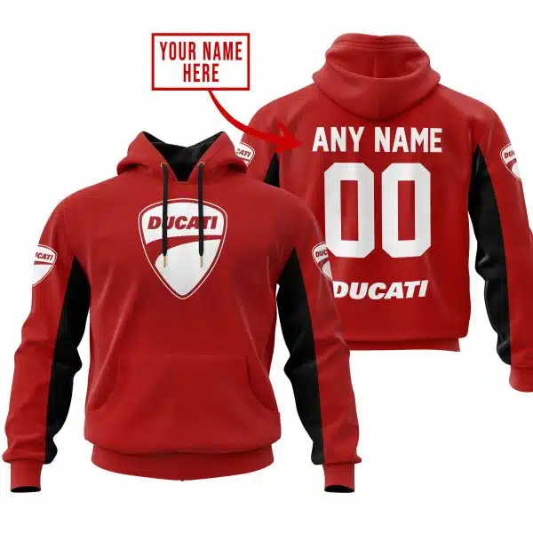 Custom Name Racing - Limited Edition - Ducati - Red V2