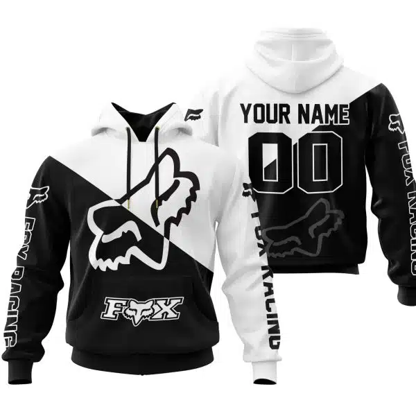 Premium Gift - Custom Name - Fox Racing - White