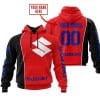 Limited Edition - Custom Name Motocrocss V2 - Suzuki - Red