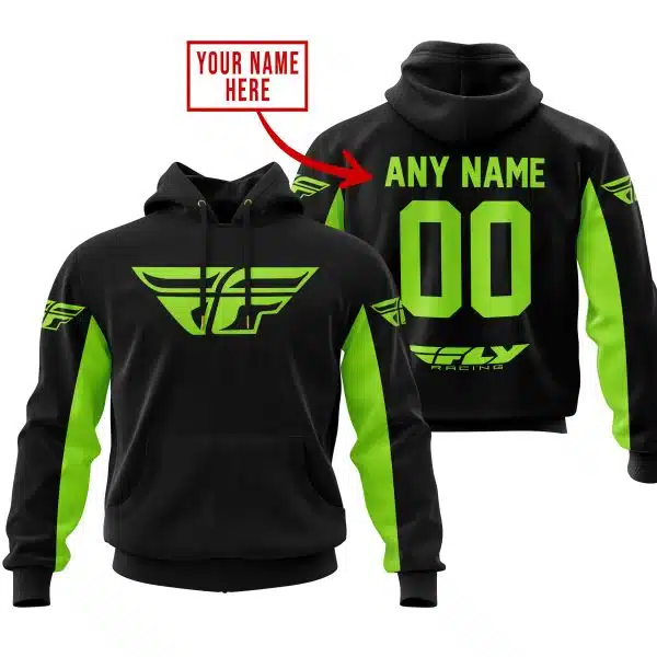 Custom Name Racing - Limited Edition - Fly Racing- Green 1
