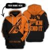 Just Fkcn Send It - 3d All Over Printed - Fly Racing Orange