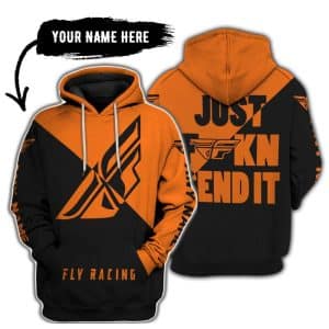 Just Fkcn Send It - 3d All Over Printed - Fly Racing Orange