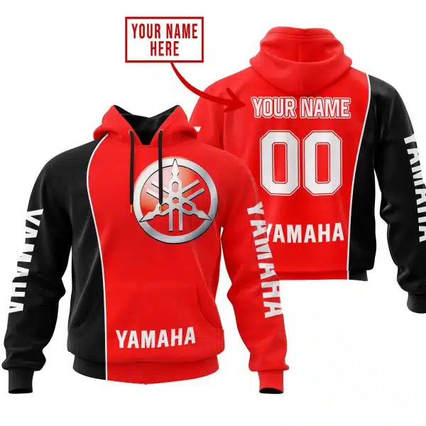 Limited Edition - Custom Name Motocrocss V2 - Yamaha - Red