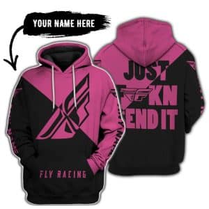 Just Fkcn Send It - 3d All Over Printed - Fly Racing Pink 1