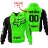 Limited Edition - Custom Name Motocrocss V2 - Fox Racing - Black Green