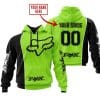 Limited Edition - Custom Name Motocrocss V2 - Fox Racing - Black Green 1