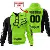 Limited Edition - Custom Name Motocrocss V2 - Fox Racing - Black Green 1
