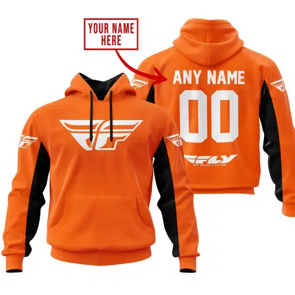 Custom Name Racing - Limited Edition - Fly Racing- Orange V2