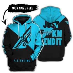 Just Fkcn Send It - 3d All Over Printed - Fly Racing Sky Blue