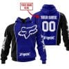 Limited Edition - Custom Name Motocrocss V2 - Fox Racing - Black Navy