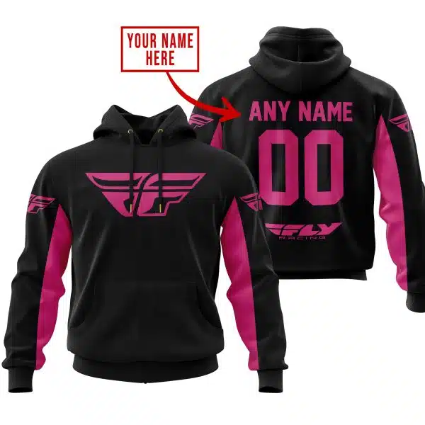 Custom Name Racing - Limited Edition - Fly Racing- Pink 1