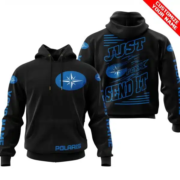 Premium Just Fckn Gonna Send It - Custom Name - Polaris - Blue Black - Image 2