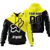 Premium Gift - Custom Name - Fox Racing - Yellow