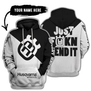 Just Fkcn Send It - 3d All Over Printed - Husqvarna Black