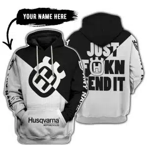 Just Fkcn Send It - 3d All Over Printed - Husqvarna Black