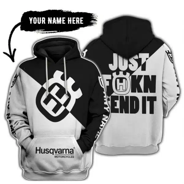 Just Fkcn Send It - 3d All Over Printed - Husqvarna Black