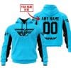 Custom Name Racing - Limited Edition - Fly Racing- Sky Blue V2