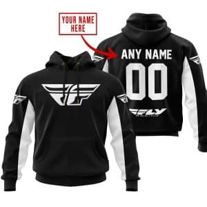 Custom Name Racing - Limited Edition - Fly Racing- White