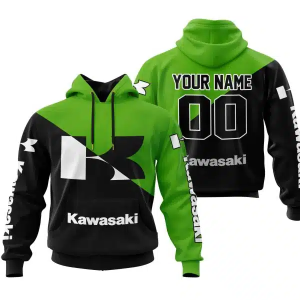 Premium Gift - Custom Name - Kawasaki - Green