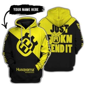 Just Fkcn Send It - 3d All Over Printed - Husqvarna Yellow